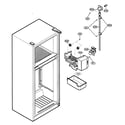 Kenmore 79573263300 ice maker parts 1 diagram
