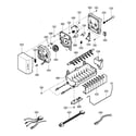 Kenmore 79573263300 ice maker parts 2 diagram