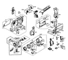 JVC GR-SXM340U cabinet parts diagram