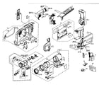 JVC GR-SXM245U cabinet parts diagram