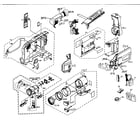 JVC GR-AXM341U cabinet parts diagram
