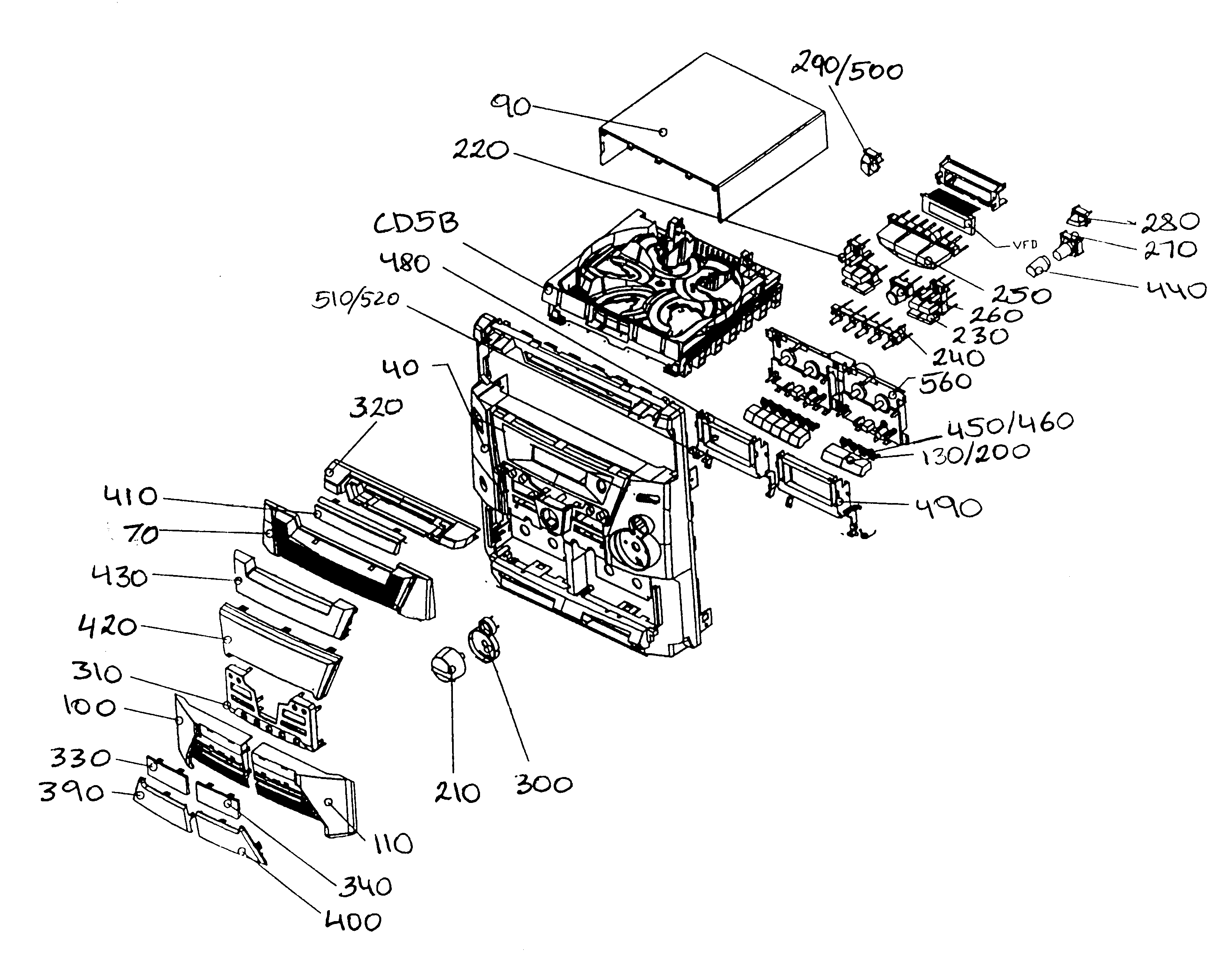 Cabinet parts