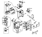 JVC GR-DVM76U cabinet parts diagram