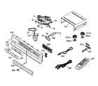 Kenwood DV-605 cabinet parts diagram