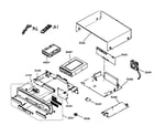 Toshiba RD-X2U cabinet parts diagram