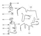 Kenmore 58073082300 compressor diagram