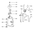 Kenmore 58074053300 compressor diagram