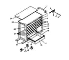 Craftsman 706591690 cabinet parts diagram