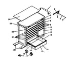 Craftsman 706591691 cabinet parts diagram
