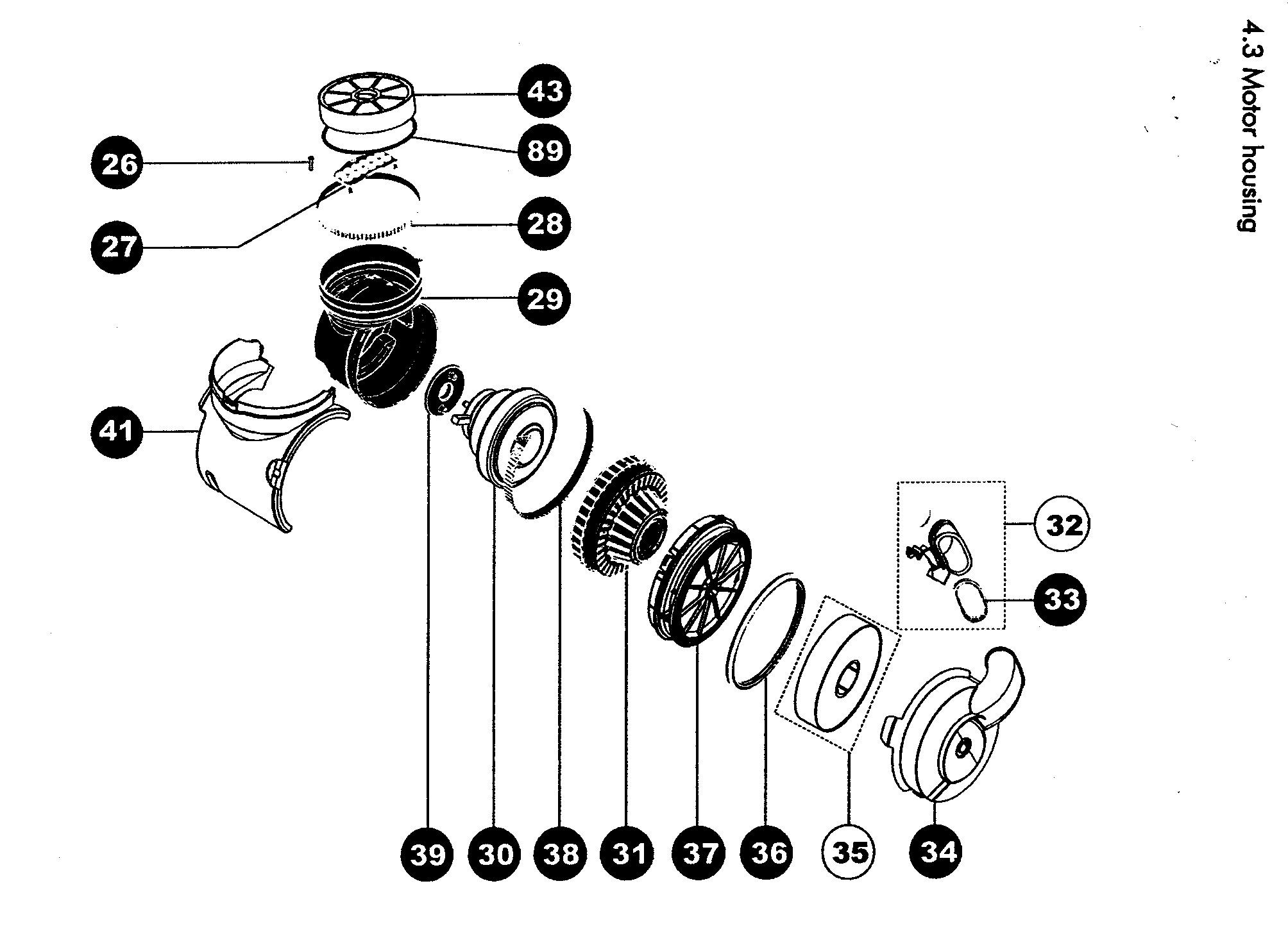 Motor housing