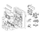 Panasonic SA-AK110P cabinet parts diagram