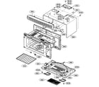 Kenmore 72163663300 oven cavity diagram