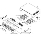 RCA CDRW120 cabinet parts diagram