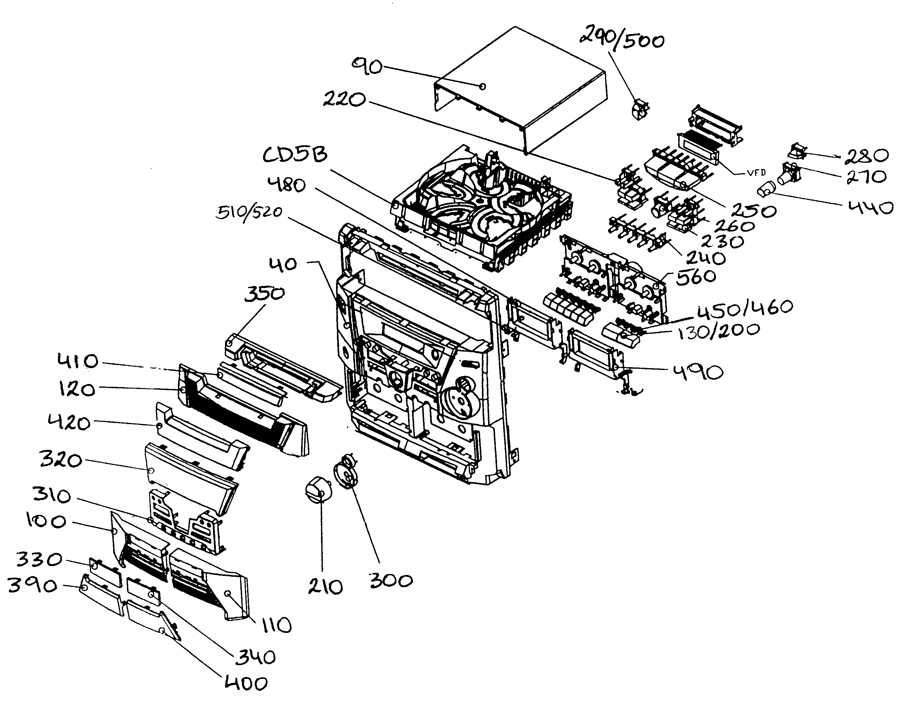 CABINET PARTS