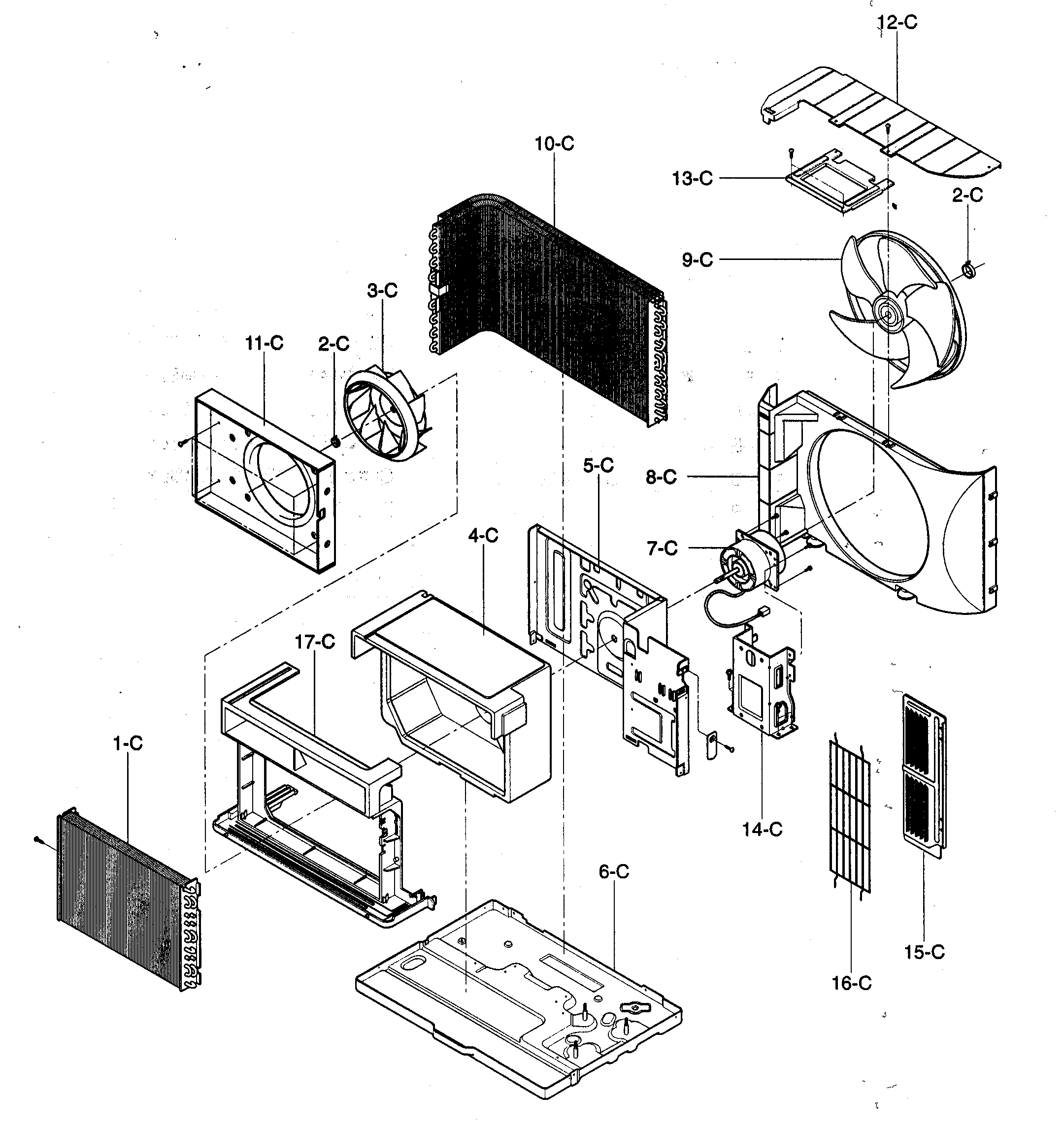 Air handling/cycle parts