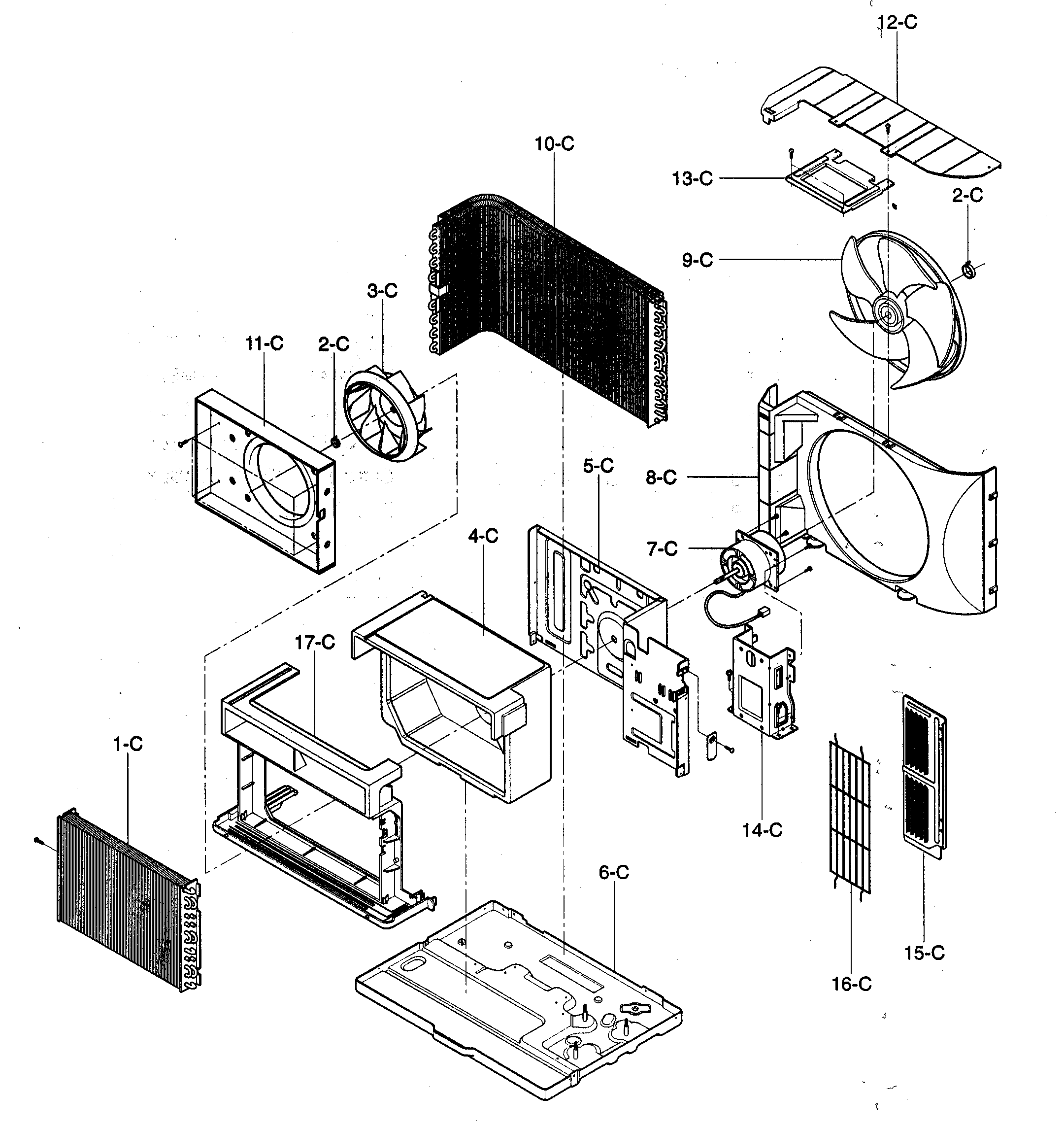 Air handling/cycle parts