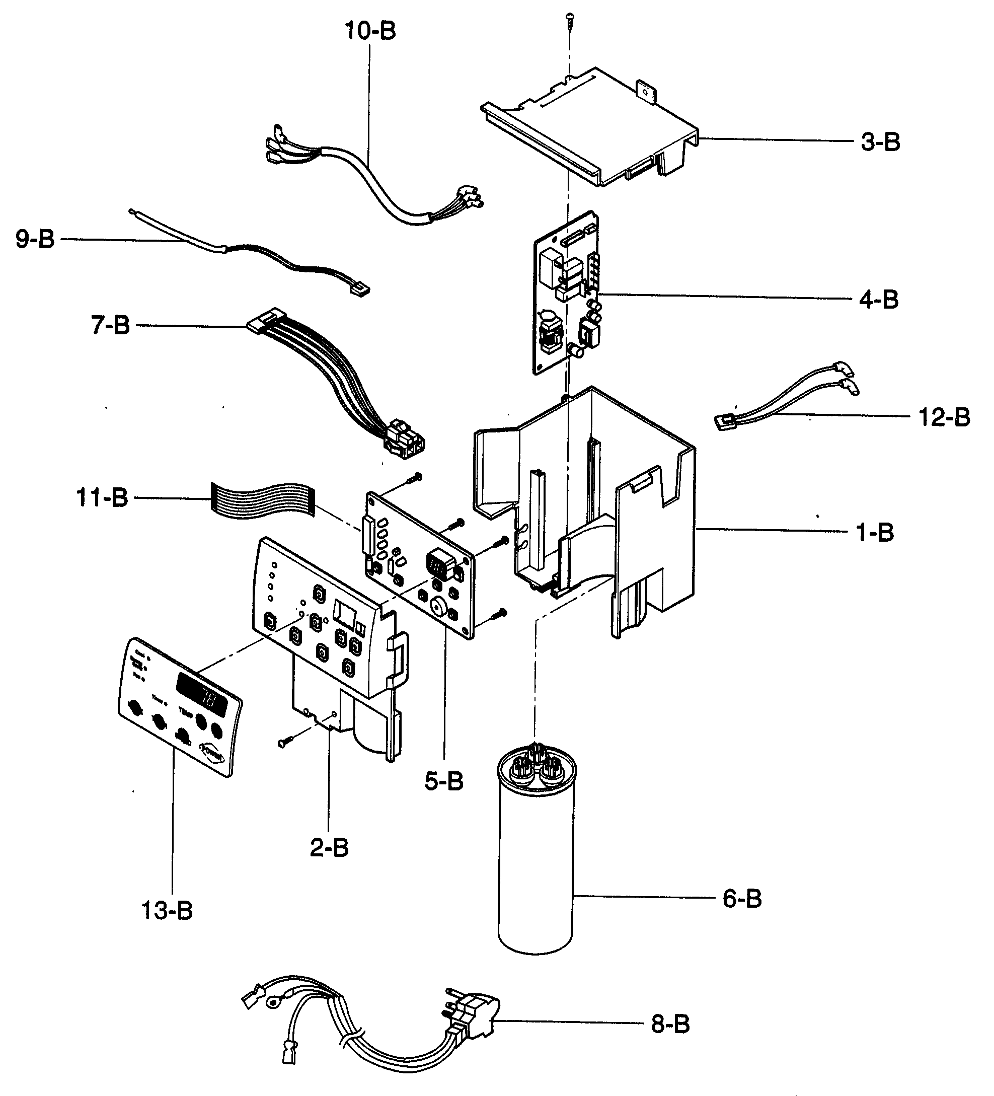 Control box assy