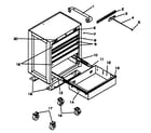 Craftsman 706598921 tool box diagram