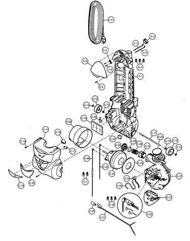Motor housing/body