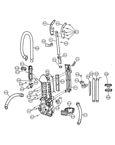 Body/handle/rear dust compartment