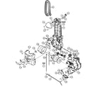Panasonic MC-V757100 motor housing/body diagram