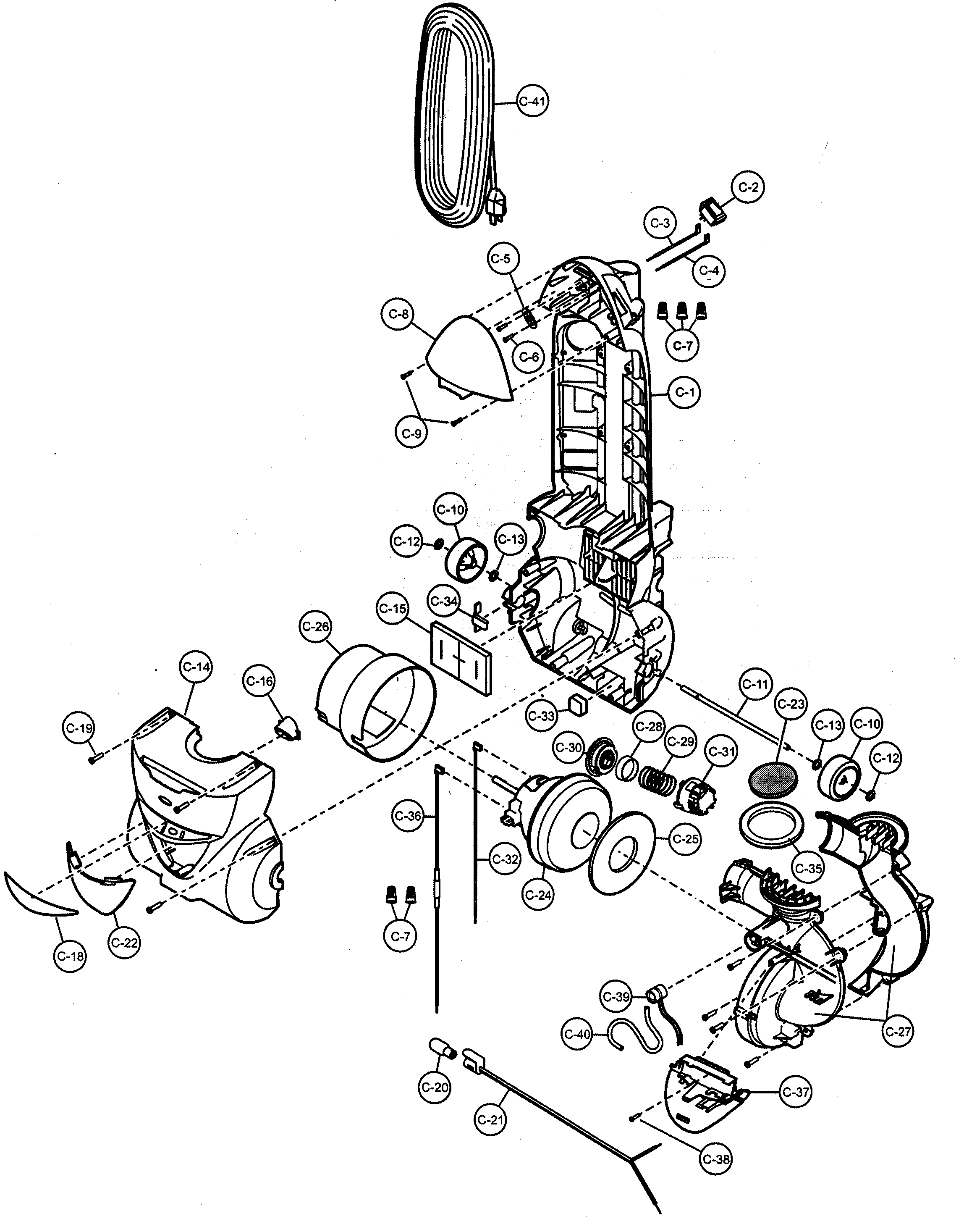 Motor housing/body