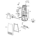 Panasonic MC-V731100 motor housing/body diagram