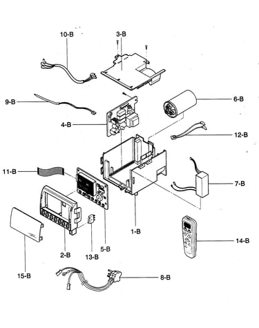 Control box assy
