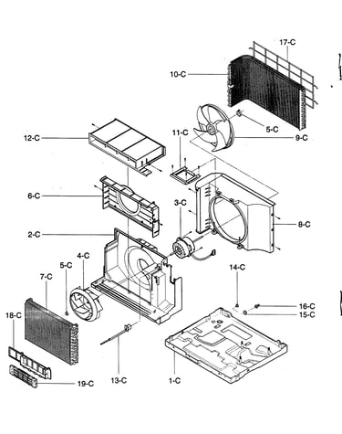 Air handling/cycle parts