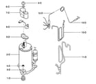 Kenmore 58073089300 compressor parts diagram