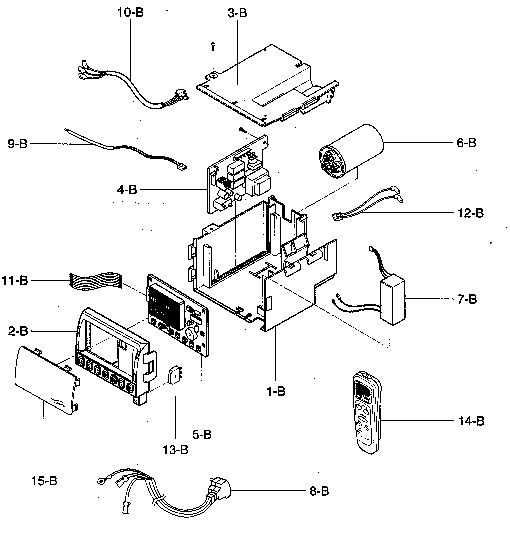 Control box assy