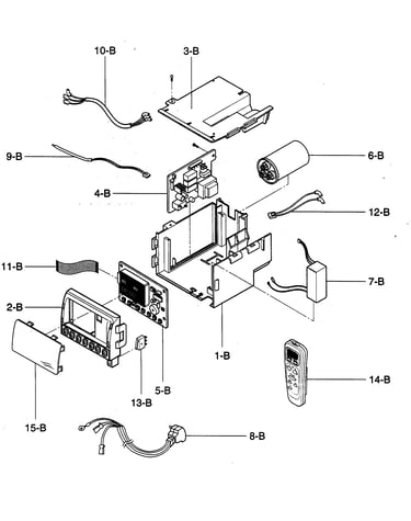 Control box assy