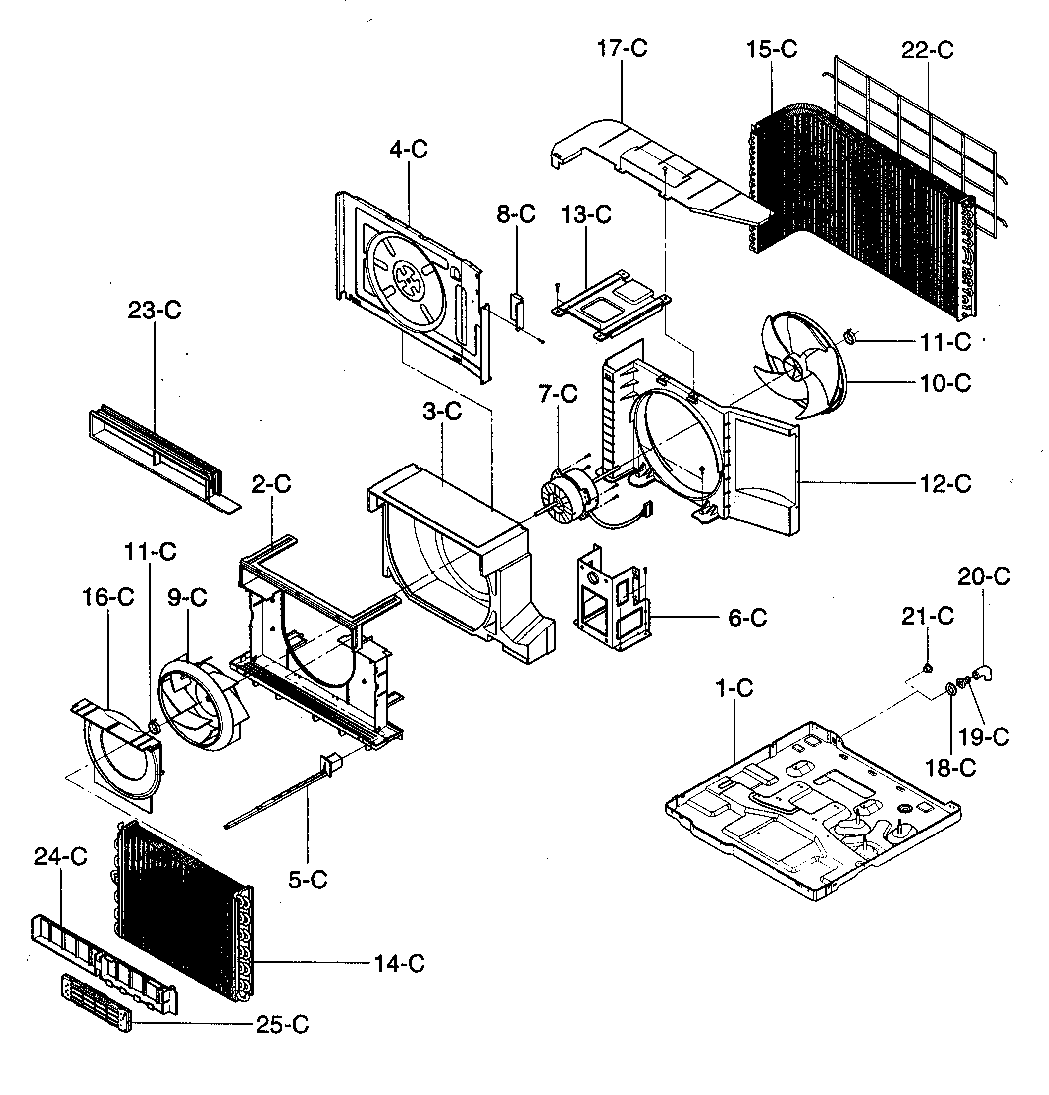 Air handling/cycle parts