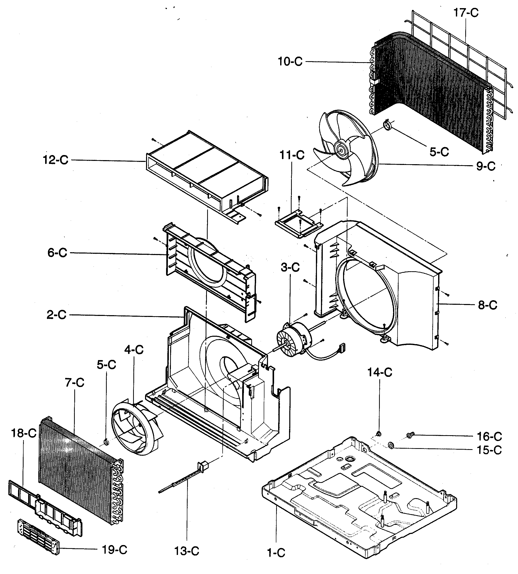 Air handling/cycle parts