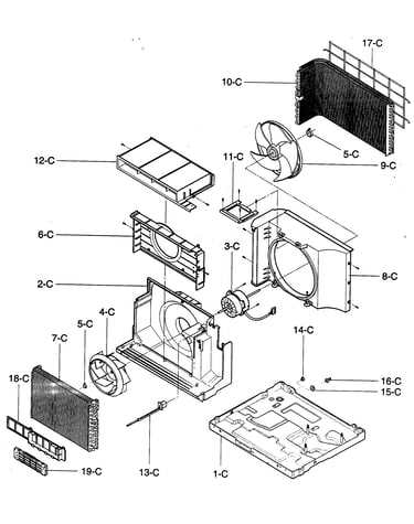 Air handling/cycle parts