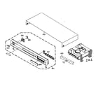 Aiwa XD-AX1 cabinet parts diagram