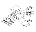 Aiwa XD-DV10 cabinet parts diagram