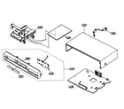 Aiwa XD-PG700 cabinet parts diagram