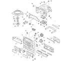 Aiwa CA-DW540 cabinet parts diagram