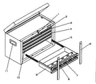 Craftsman 706597862 tool box diagram