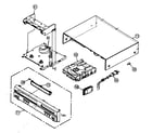 Panasonic PV-D4733S cabinet parts diagram