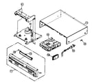 Panasonic PV-D4743S cabinet parts diagram