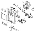 Aiwa XR-TC80 cabinet parts diagram