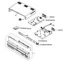 Samsung DVD-V2500 cabinet parts diagram