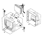 Panasonic AG-527DVDE cabinet parts diagram