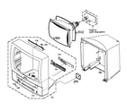 Toshiba MV13N3 cabinet parts diagram