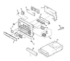 Aiwa XR-EC10 cabinet parts diagram