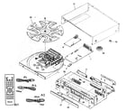 Pioneer DV-C505 cabinet parts diagram