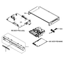 Samsung DVD-P231 cabinet parts diagram