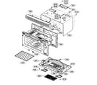 Kenmore 72163664300 oven cavity parts diagram